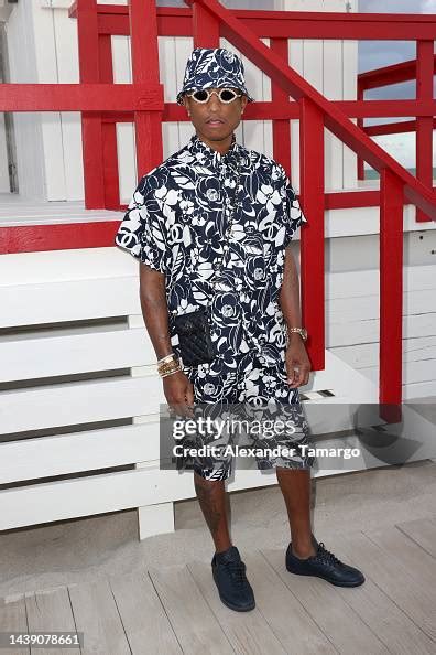 PHARRELL WILLIAMS AT THE CHANEL CRUISE 2022/23 